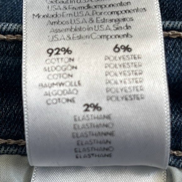 MOTHER The Swooner Roller Crop Fray Sz 31 - Picture 10 of 11